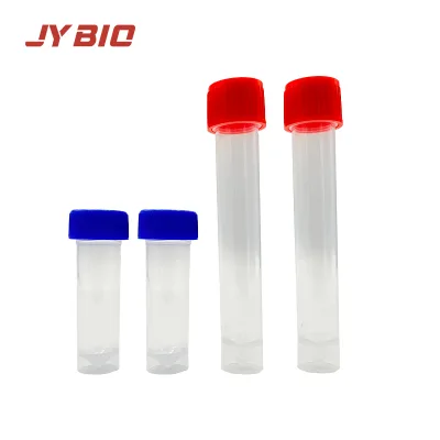 Disposable 10ml Polypropylene Storage Tube with Screw Top for Lab Use