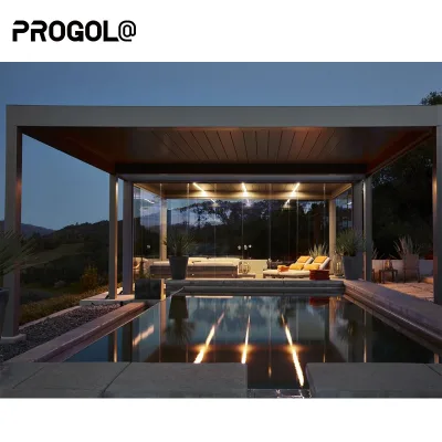 Modern Aluminum Pergola Gazebo Outdoor Louver Gazebo Pergola Bois