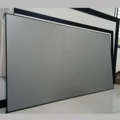 N-CAAVITS OEM Projection Screen 120 Inch 16:9 Fixed Frame Screen Customized Wall Mounted CLR ALR 4K UST Fresnel Projector Screen