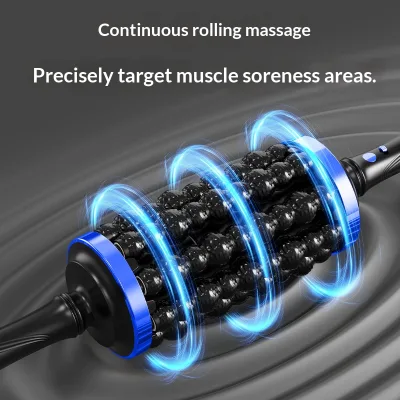 Cordless Rolling Yoga Massage Hammer Body Massager Muscle Relaxation Roller Foot Massager