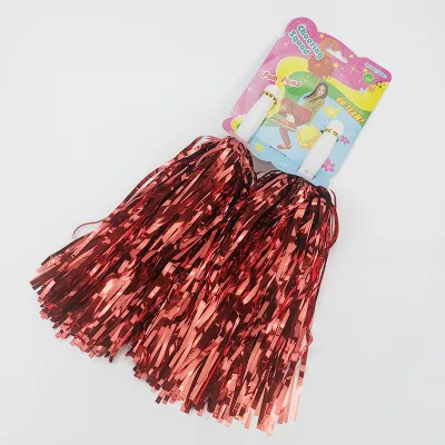Factory Direct Wholesale Cheerleader Pompoms Cheerleading Pom Poms for Party Dancer