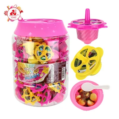 Spinning Top Gyro Toy with Chocolate Jam & Biscuit Cup