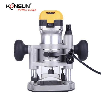 KONSUN 0700 Model 700W Electric Wood Edge Trimmer Machine with Replaceable Base