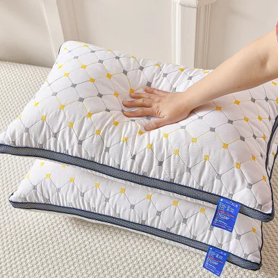 Factory Direct Sale of Five-star Hotel Pillow Single Pillow for Dormitory. Home Use Hotel Guesthouse Homestay Pillow Core