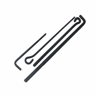 The Anchor Bolt Embedded Parts: 7-character and 9-type Anchor Wires, Galvanized,  High-strength Embedded Anchor Bolts.