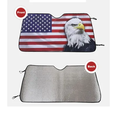 High Quality Custom logo Car Sun Shade Foldable Sunshade for Car Windshield Car Sun Shade for Advertising Promotion
