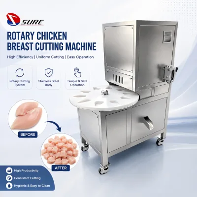 Quality Automatic Pork Drumstick Block Frozen Chicken Leg Cutting Machine
