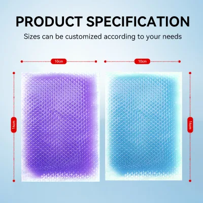 Multi-Scene Cooling Pad - Long-Lasting Coolness for Baby Fever, Office Workers & Drivers, Safe Hydrogel, Custom Size & Flavor