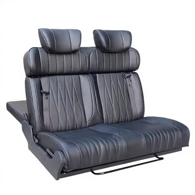Luxury 3-fold Adjustable Back Bed Chair Seat for Volkswagen Transporter/Crafter Laid Flat 1.86m Long