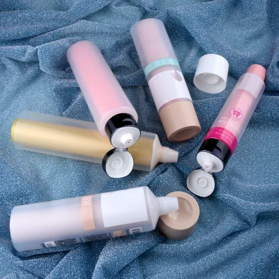 Dual Chamber Customizable Plastic Tube for Facial Care and Toothpaste Personal Health Care Cosmetics