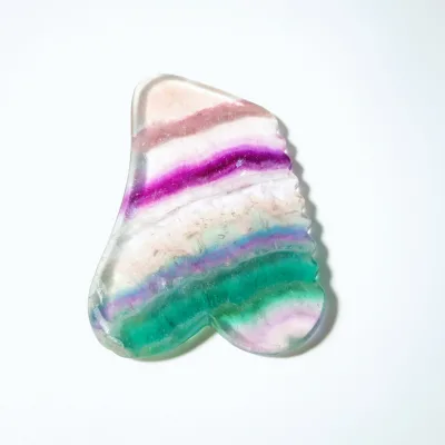 Huiying Huiying Arrival Beauty Product Natural Fluorite Face Gua Sha Skin Care