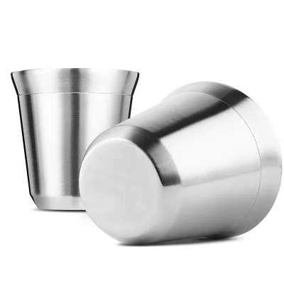 Low Price Titanium+304 stainless steel Travel Coffee Cup Insulated Coffee Cup Camp Coffee Cup Stainless Steel