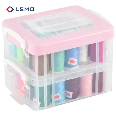 Portable Mini Sewing Kit with Compact Storage Case, Easy to Carry for Travel, Home Use and Garment Processing