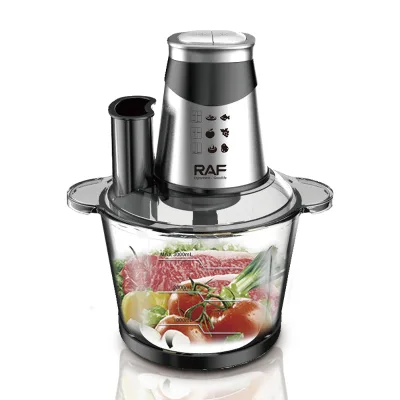 Powerful High Quality 5 in 1 Multi-Function Glass Electric Food Processors for Household
