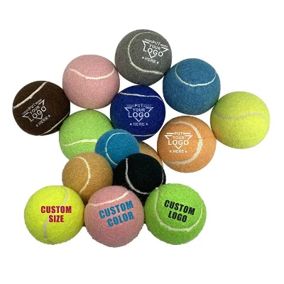 High Quality Rubber Beach Sports Ball Tennis Ball Professional Factory High Resilience Durable Tennis