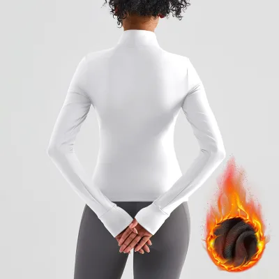 Highly Recommended Horse Riding Half-Zip Jacket Base Layers for Equestrian Competition Made of Spandex Nylon Direct Factory Sale