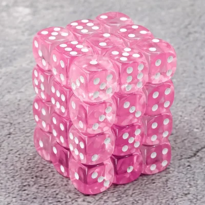Deskjoy 12mm Rounded-Corner Transparent Acrylic Mahjong Dice 12cm Size Automatic Sieve Machine Compatible