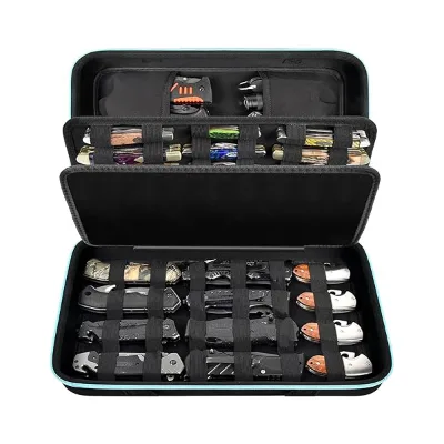 Custom Portable Eva Hard Shell Case Folding Knife Storage Case Knife Display Case for Butterfly Knife Storage