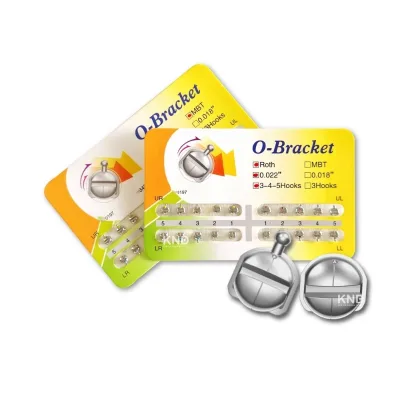 KND Spherical Bondable Metal Brackets Rounded Braces
