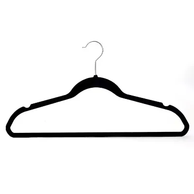 Wholesale Adult Velvet Dress Hangers Coat Display Hangers with logo Custom