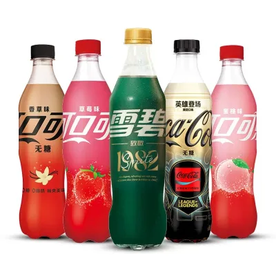 Hot Selling 500ml Exotic Soft Drink Peach-Flavored Cola with Various Fruity Soda Honey Flavors