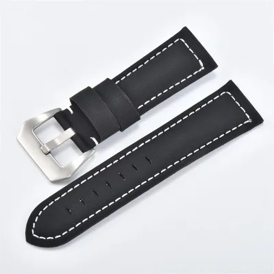 Lightweight Unique Antique Calf Grain Nubuck Water-Resistant Luxury Genuine Leather Watch Strap 18mm 20mm 22mm 24mm Panera Watch
