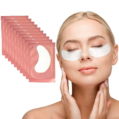 New Products Caffeine Under Black Pearl Clear Eye Patch Container Frosted Jar Anti Aging Eye Patches