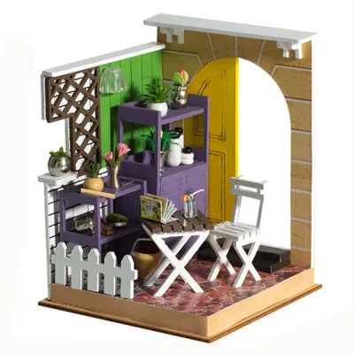 IIECREATE L-2202 DIY Miniature House 3D Wooden Puzzle Toy for Adults Relaxing Nap Experience