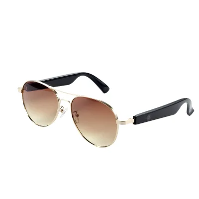 Fashionable 2-in-1 Wireless Earphones & Smart BT Glasses New Product-Noise-Canceling Audio Sunglasses for Women Men App Control