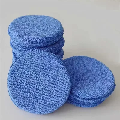 10pcs Microfiber Wax Applicator, Foam Sponge Wax Applicator Pads for Cars Vehicle Glass Clean