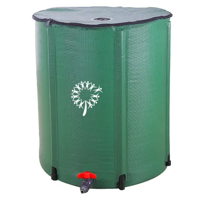 Outdoor Multipurpose Rain Barrel Foldable Raintrap Diverter Sturdy PVC Garden Hydroponics Rain Water Collection