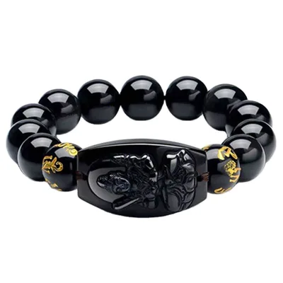 Hot Sale Handmade Buddha Couple Lucky Charm Bracelet Trendy 12 Zodiac Agate Stone Beaded Feng Shui Bracelet for Women Men