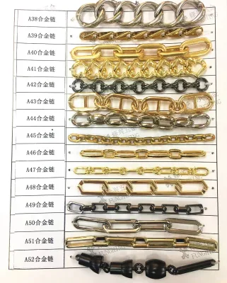 Luxury Gold Metal Bag Chain Strap for Handbag Replacement Durable Purse Accessories-Shoulder & Crossbody Straps