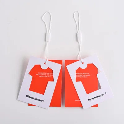 Eco-Friendly Waterproof NFC Premium Tag Labels for Clothes for Bags Garments Shoes Made From Paper