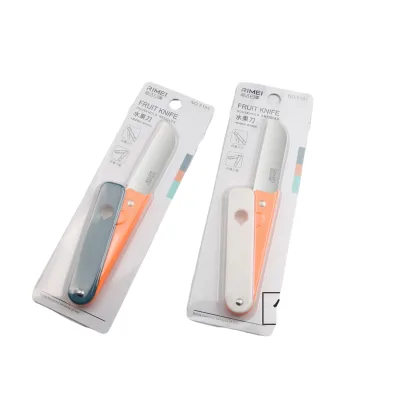 RM5181 3cr13 Stainless Steel Eco-Friendly Dishwasher Safe Fruit Knives ABS Handle Mix Color Kitchen Knives
