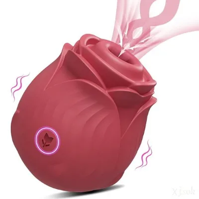 USB Charging Clitoral Suction Massage Mini Egg Women Sex Toys Silicone Red Rose Vibrator