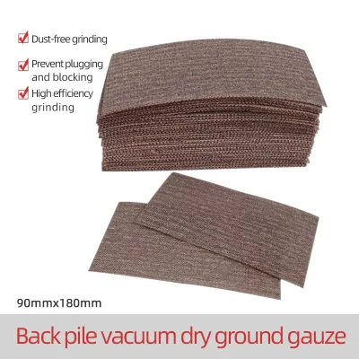 90x180mm Hook and Loop Dust Free Mesh Sanding Screen Net Sandpaper for Square Pneumatic Sander Auto Body Dry Sanding