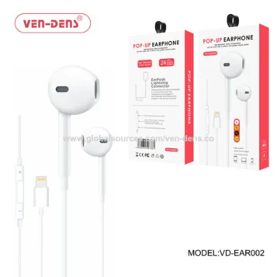 In-ear Lightning Earphones Stereo Wired Lightning Headphone Earphone With Microphone Headphone For Mobile Headphone for iPhone