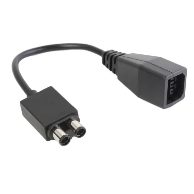 For XBOX Slim One E AC Power Supply Transfer Converter Cable Plastic Connect Cord for XBOX