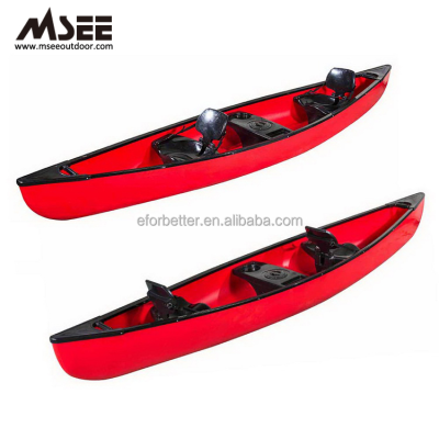 Canoe Kayak with 2-3 Person Sea  Canoe Stable Transparent  Paddle Canoe for Adult