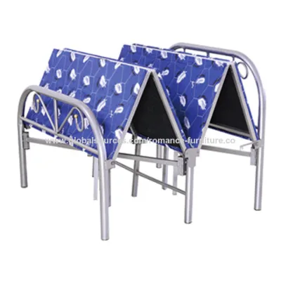 Folding single bed, available in different sizes metal folding bed