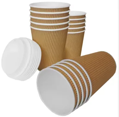Baristas Approve Premium Textured Sweat Free Surface Ergonomic Grip Design Coffee Cup