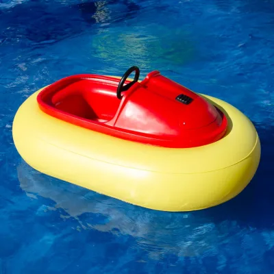 Double-Seat Electric Inflatable Bumper Boat for Kids Waterproof and Colorful Ride-on for Water Games