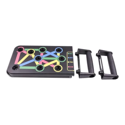 ZJFIT ZYJ-238 Push up Plate Durable Multifunctional Foldable ABS Black Home Use Integrated Gym Trainer Unisex