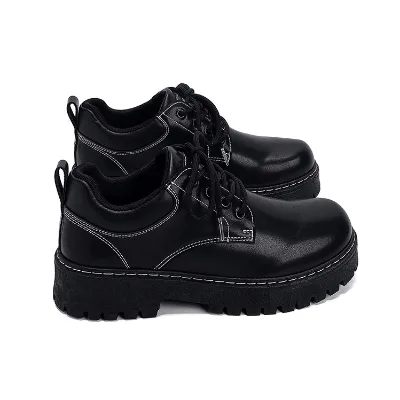 Vintage Oxford Platform Shoes Men Chunky Sole Lace up Dress Sneakers Anti Slip Height Increasing Bulk Wholesale Factory Price