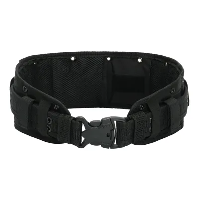 Tactical 2-in-1 Rigger Battle Belt MOLLE Modular Low Profile Padded Patrol Belt with Mesh Lining for Tool Work, Hunting,Training