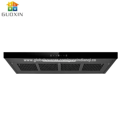 Wholesale price slim hood black range hood for kitchen OEM ODM