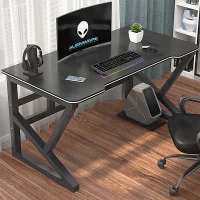 Office Furniture Computer Desk with Kinetic Tectonic Metal Structure and Rationalist Desktop for Office Desks Gaming Unit