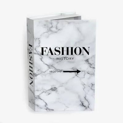 Modern Marble Pattern Fake Decor Books Gold Foil Faux Book for Minimalist Villa Boutique Decor Object
