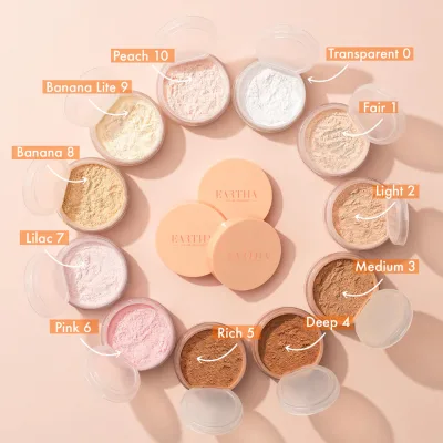 Custom Logo Translucent Setting Powder Natural Matte Long Lasting Waterproof Makeup Setting Loose Powder
